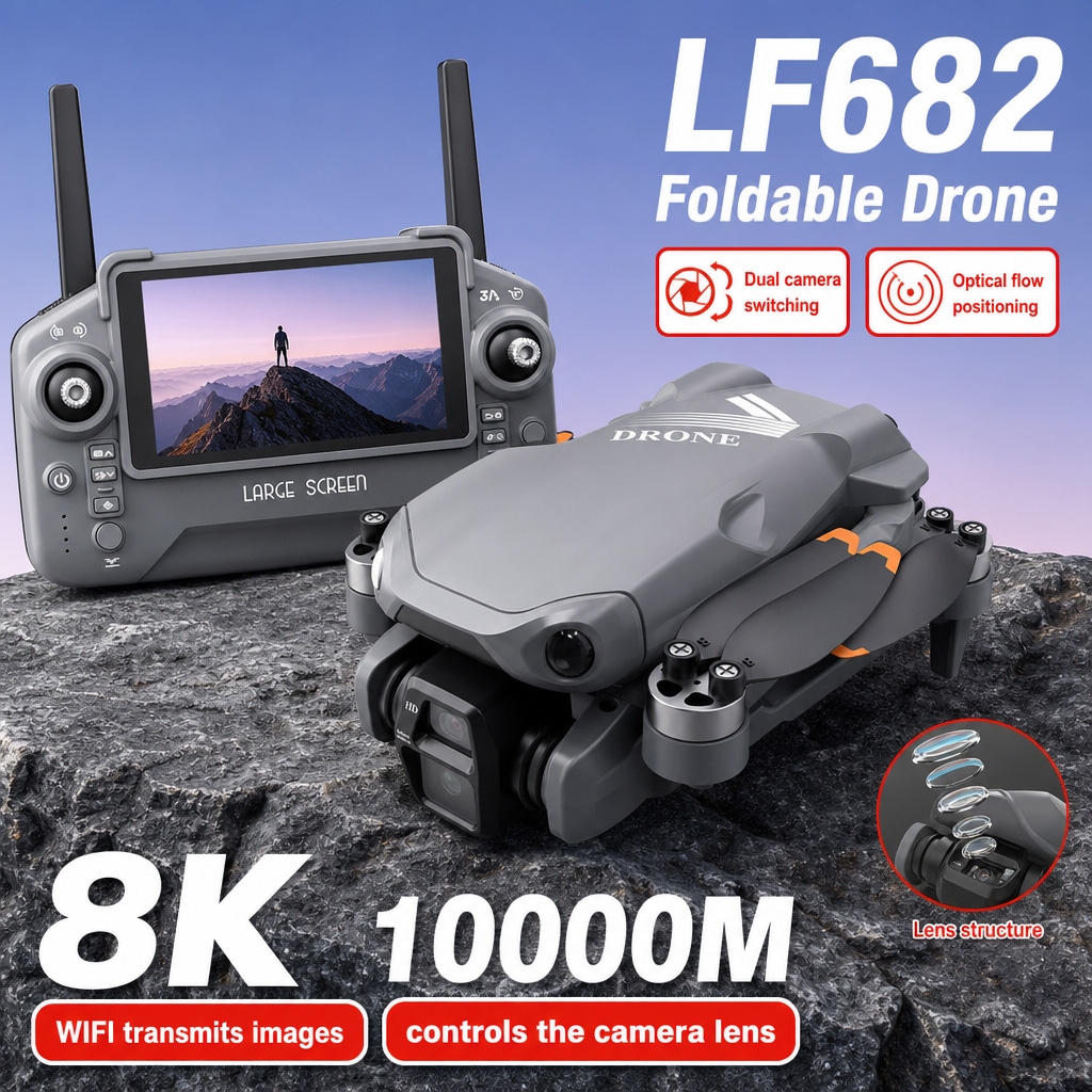 Aerial Photo LF682 Drone 8K HD - Fpv Brushless Rc Drone 4K review and price