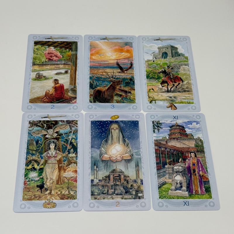 ТАРО СВЯЩЕННЫХ МЕСТ Russian Ve - Tarot Cards Deck With Guidebook review and price