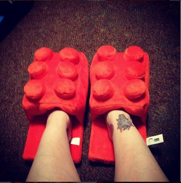 Warm Brick Slipper Women House - Building Blocks review and price