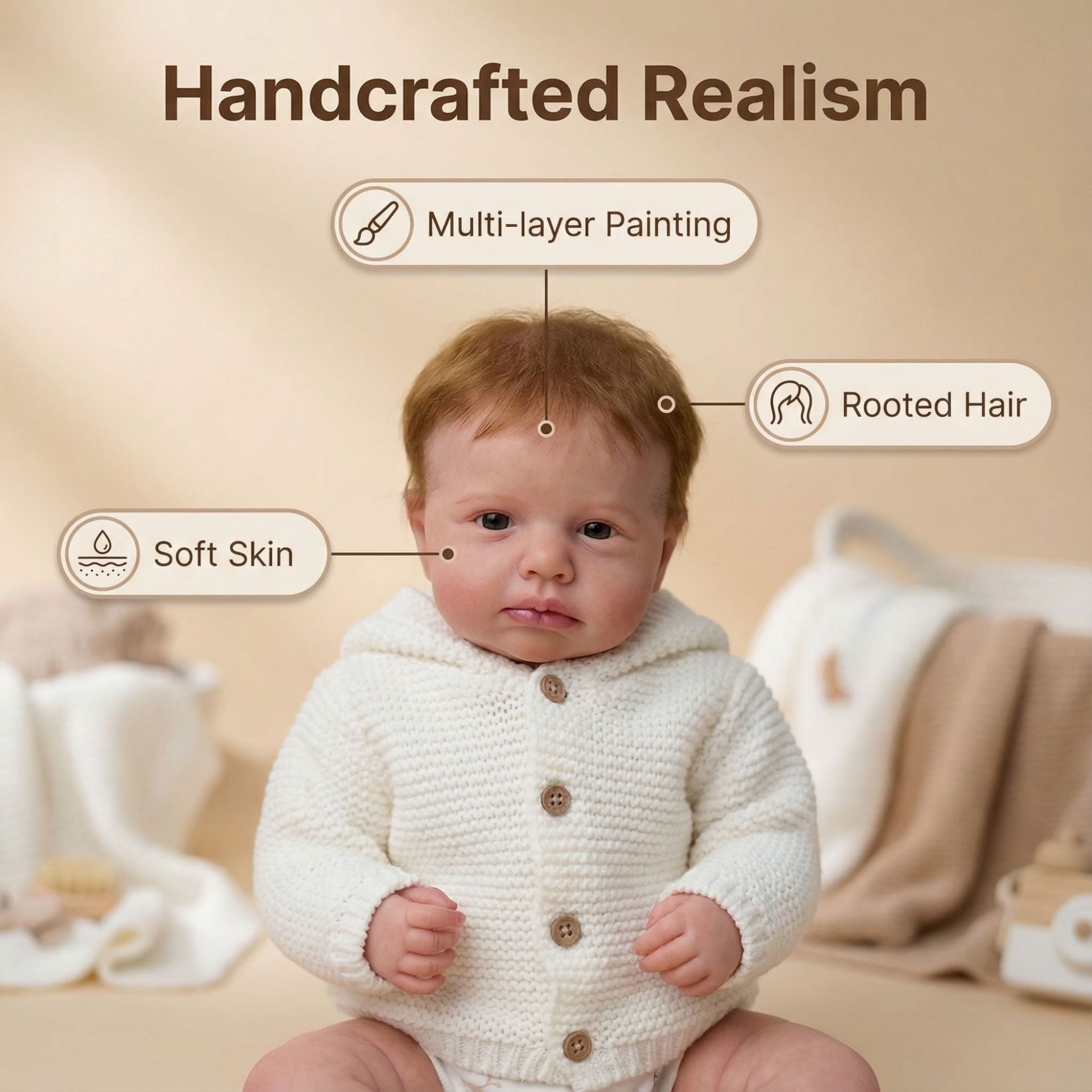 49cm LOULOU Realistic Newborn  - Reborn Baby Doll Silicone Realistic review and price