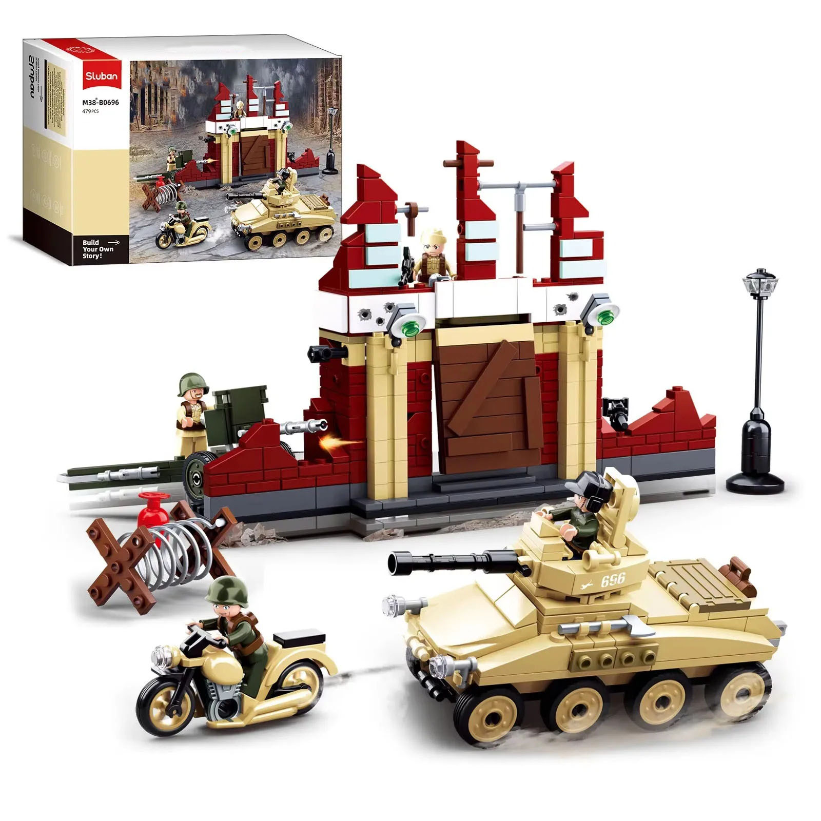 479PCS Military Tank Fortress  - Lego Compatible Military Tank review and price