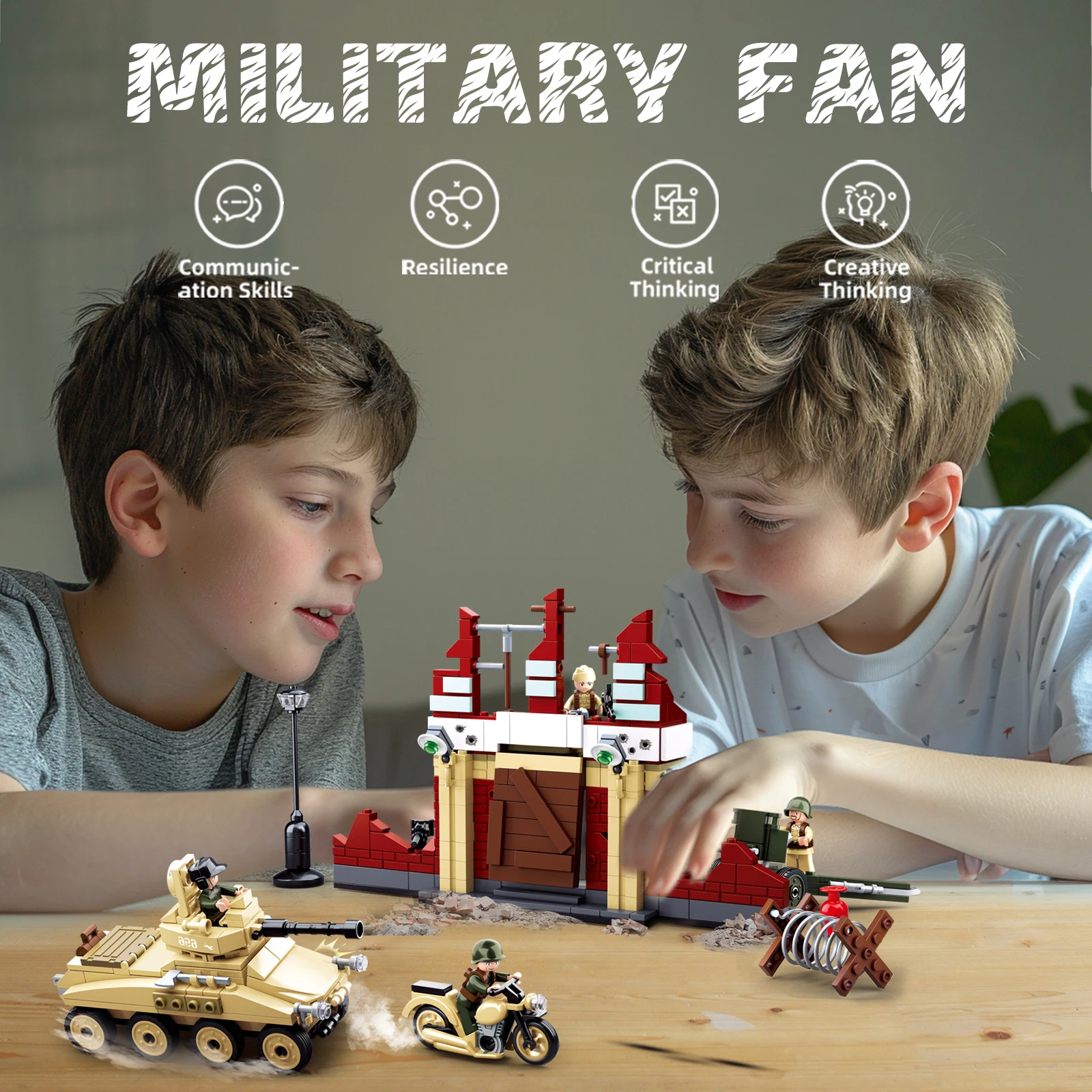 479PCS Military Tank Fortress  - Lego Compatible Military Tank review and price