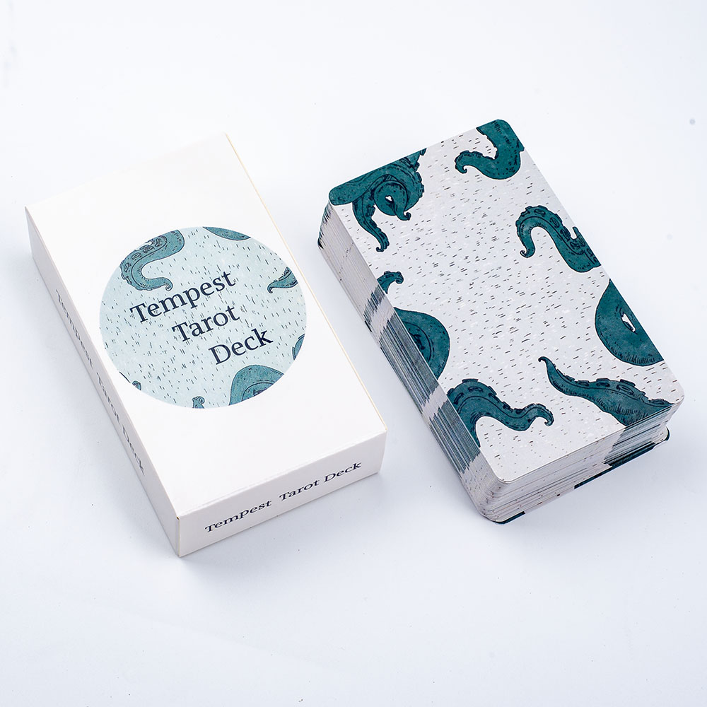 Ocean Themed Tempest Tarot  De - Tarot Cards Deck With Guidebook review and price